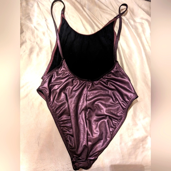Worn Once Ever! Medium Dipping Daisy's Swimwear Chrome Purple Swimsuit - Picture 2 of 2